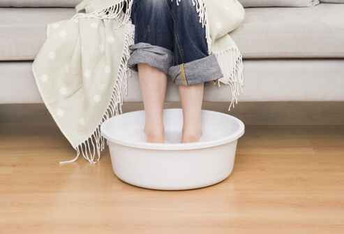 Распаривание ног