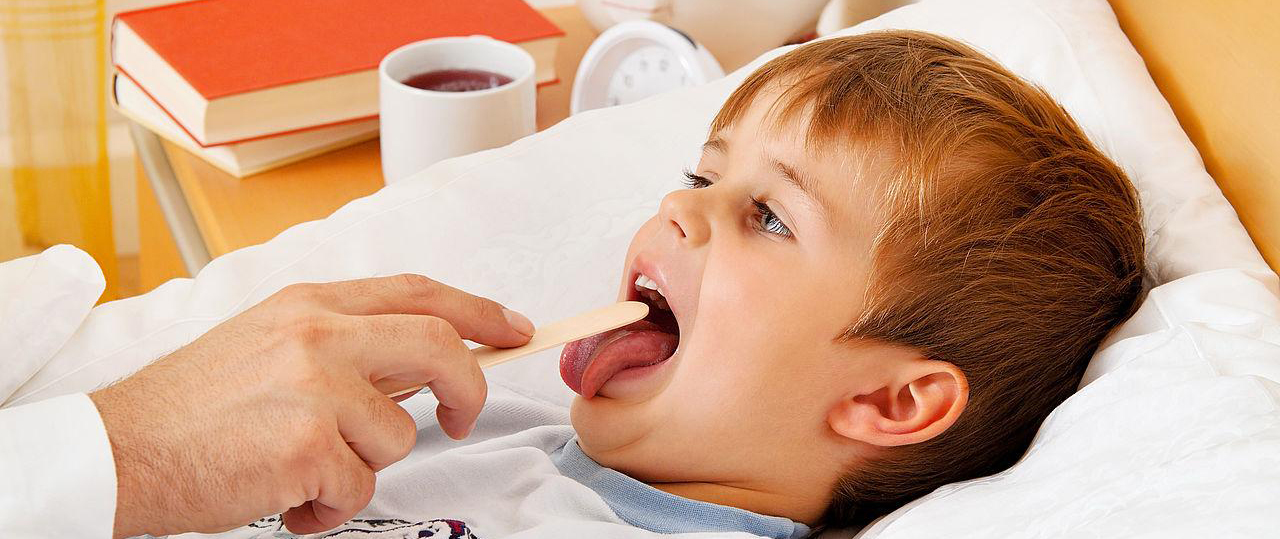 лечение горла детям